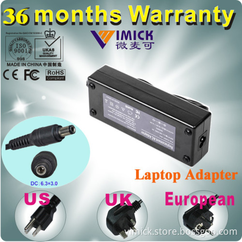 High Quality 19V6.3A Toshiba Switching Power Charger 6.3mm*3.0mm